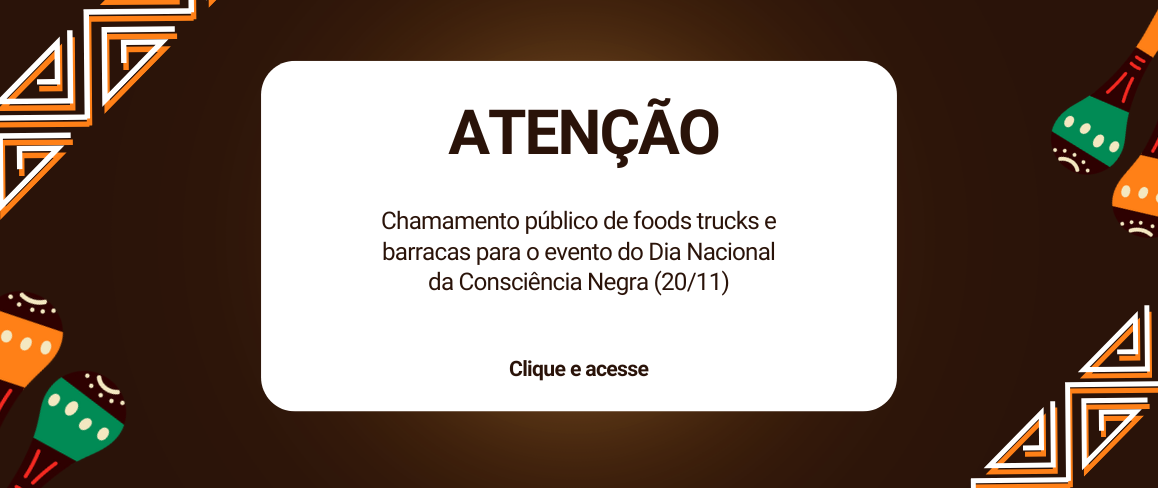 CHAMAMENTO PÚBLICO CONSCIÊNCIA NEGRA